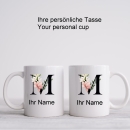 Letter M Monogram Mug